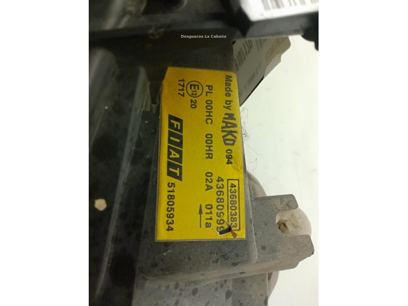 0000051805934 FARO DERECHO FIAT DOBLO Limusina (119_, 223_)|Desguaces La Cabaña