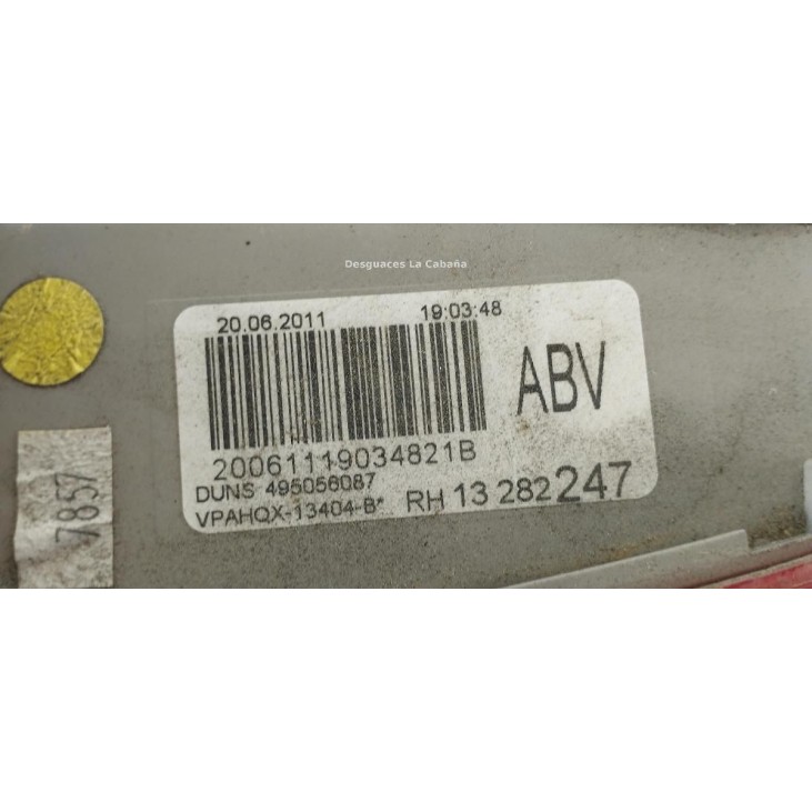 13282247 PILOTO TRA DER INT OPEL ASTRA J Sports Tourer (P10) |Desguaces La Cabaña