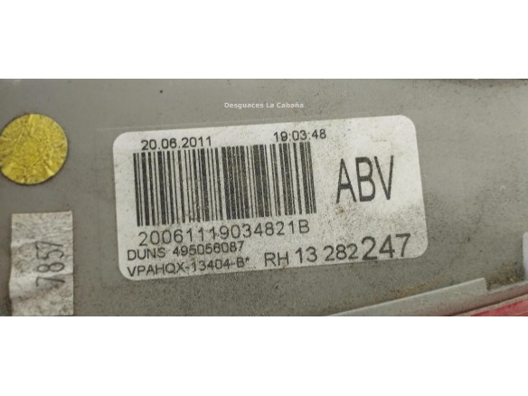 13282247 PILOTO TRA DER INT OPEL ASTRA J Sports Tourer (P10) |Desguaces La Cabaña
