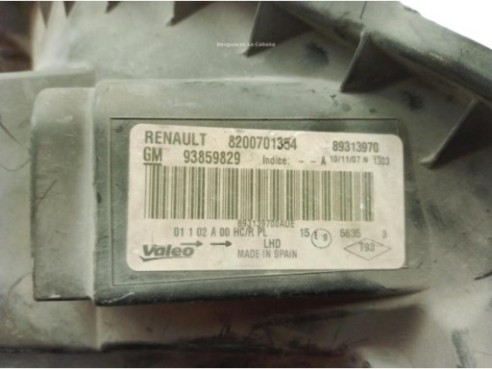 8200701354 FARO IZQUIERDO NISSAN PRIMASTAR Furgón (X83)|Desguaces La Cabaña