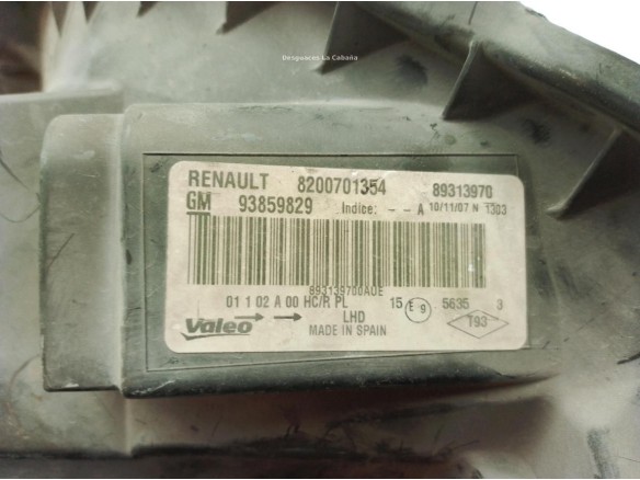 8200701354 FARO IZQUIERDO NISSAN PRIMASTAR Furgón (X83)|Desguaces La Cabaña