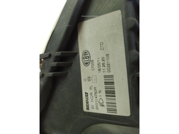 260104793R FARO DERECHO DACIA SANDERO II|Desguaces La Cabaña