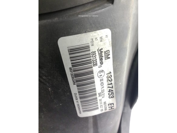 93189357 FARO IZQUIERDO OPEL CORSA D (S07)|Desguaces La Cabaña