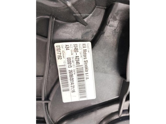 83481A2000 ELEVALUNAS PUERTA LAT TRA DER KIA CEE'D (JD)|Desguaces La Cabaña