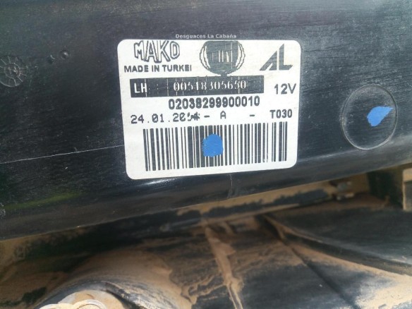 PILOTO TRA IZQ FIAT DOBLO Caja/Chasis (263_) |Desguaces La Cabaña