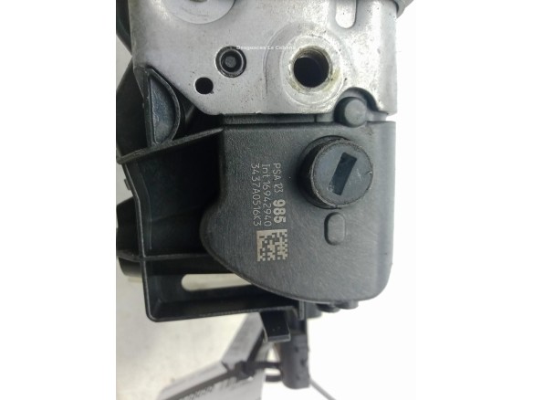 9812398580 CERRADURA PUERTA LAT TRA IZQ CITROEN C3 III (SX)|Desguaces La Cabaña