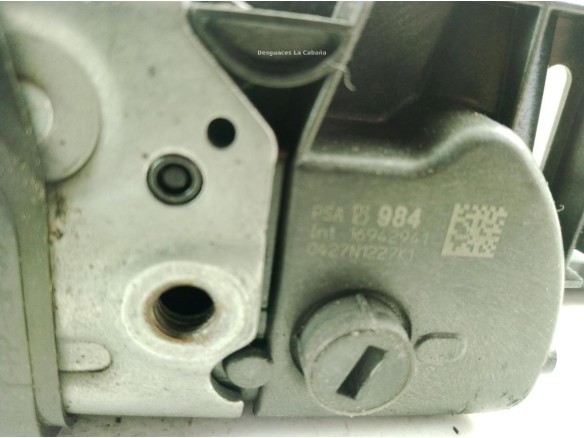 9812398480 CERRADURA PUERTA LAT TRA DER CITROEN C3 III (SX)|Desguaces La Cabaña