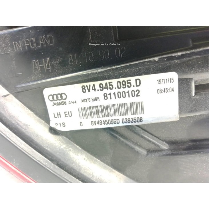 8V4945095D PILOTO TRA IZQ EXT AUDI A3 Sportback (8VA, 8VF) |Desguaces La Cabaña