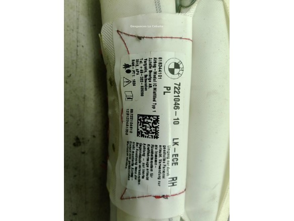  722104610 AIRBAG CORTINA DER BMW 3 (F30, F80)|Desguaces La Cabaña