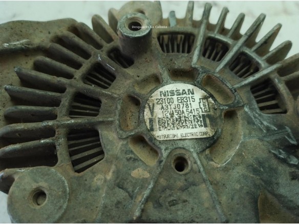   ALTERNADOR NISSAN NP300 NAVARA (D40)|Desguaces La Cabaña