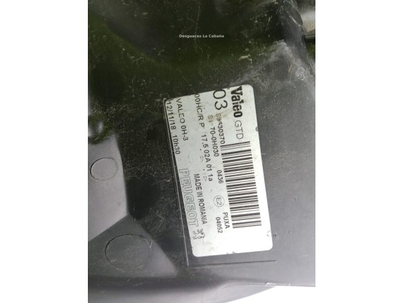 620874 FARO IZQUIERDO PEUGEOT 107|Desguaces La Cabaña
