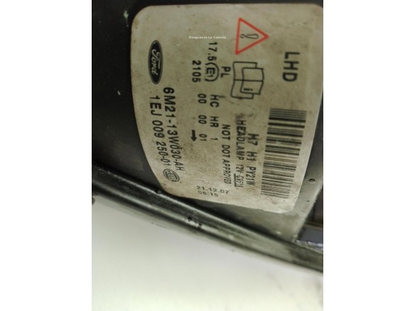 1791506, 6M2113W030AH FARO IZQUIERDO FORD S-MAX (WA6)|Desguaces La Cabaña
