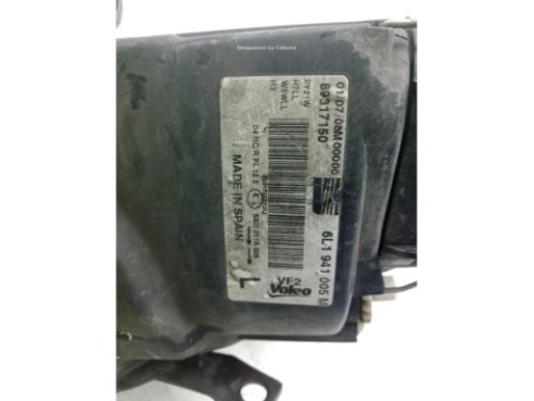 6L1941005M FARO IZQUIERDO SEAT CORDOBA (6L2)|Desguaces La Cabaña
