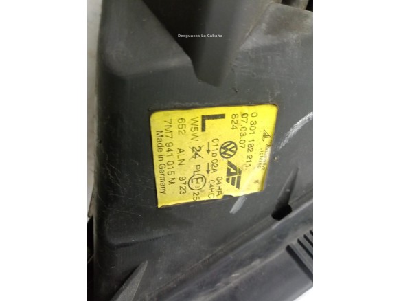 7M7941015N FARO IZQUIERDO SEAT ALHAMBRA (7V8, 7V9)|Desguaces La Cabaña