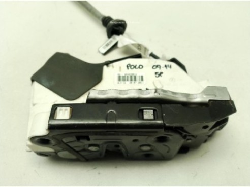 CERRADURA PUERTA LAT TRA DER VW POLO (6R1, 6C1)|Desguaces La Cabaña