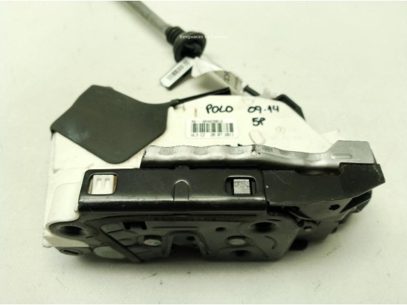 CERRADURA PUERTA LAT TRA DER VW POLO (6R1, 6C1)|Desguaces La Cabaña