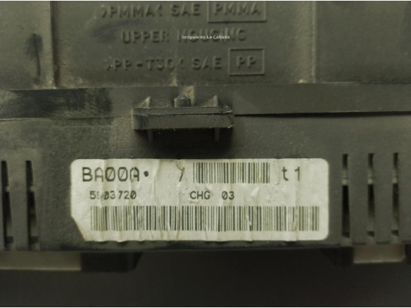BA00A5903720, CUADRO INSTRUMENTOS NISSAN PRIMERA Hatchback (P12)|Desguaces La Cabaña