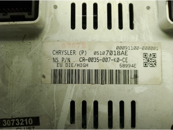 3073210,81102, CUADRO INSTRUMENTOS JEEP COMPASS (MK49)|Desguaces La Cabaña
