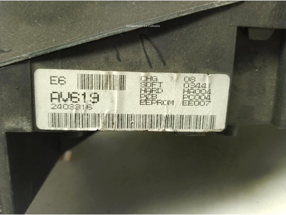 AU619, CUADRO INSTRUMENTOS NISSAN PRIMERA Hatchback (P12)|Desguaces La Cabaña