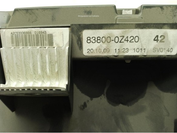 838000Z420, CUADRO INSTRUMENTOS TOYOTA AURIS (_E15_)|Desguaces La Cabaña