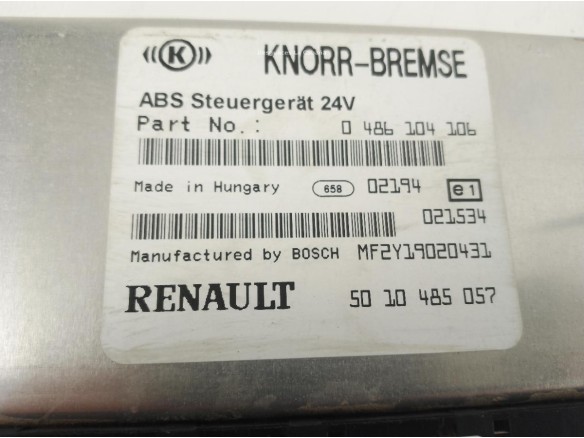 5010485057 MODULO ELECTRONICO RENAULT Premium|Desguaces La Cabaña