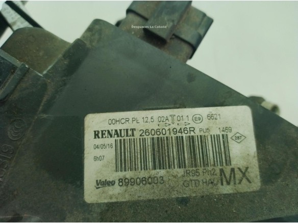 260605628R, 260601946R FARO IZQUIERDO RENAULT SCENIC III (JZ0/1_)|Desguaces La Cabaña
