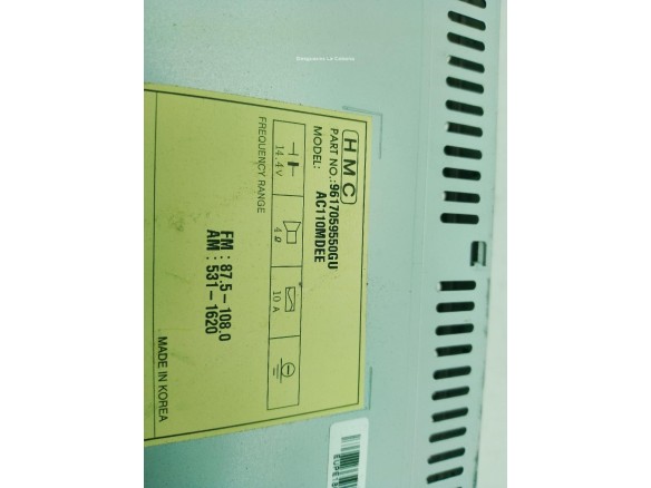 9617059550GU MODULO RADIO HYUNDAI H350 Furgón|Desguaces La Cabaña