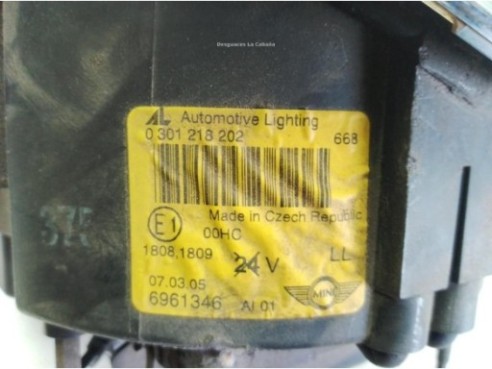 63127198730, 6961346 FARO DERECHO MINI MINI (R50, R53)|Desguaces La Cabaña