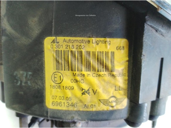 63127198730, 6961346 FARO DERECHO MINI MINI (R50, R53)|Desguaces La Cabaña
