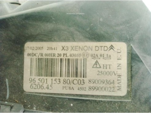620645, 9650115380 FARO DERECHO CITROEN C5 II (RC_)|Desguaces La Cabaña
