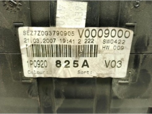 5P0920825A, CUADRO INSTRUMENTOS SEAT LEON (1P1)|Desguaces La Cabaña
