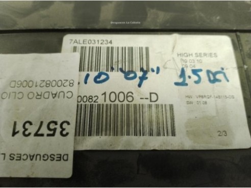 8200821006D, CUADRO INSTRUMENTOS RENAULT CLIO III (BR0/1, CR0/1)|Desguaces La Cabaña