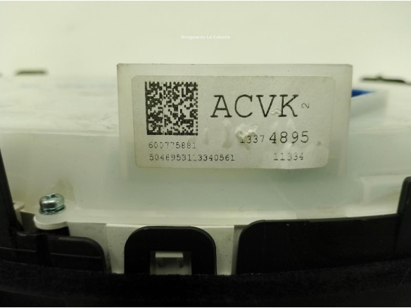 ACVK,13374895, CUADRO INSTRUMENTOS OPEL ASTRA J (P10)|Desguaces La Cabaña