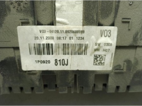 1P0920810J, CUADRO INSTRUMENTOS SEAT LEON (1P1)|Desguaces La Cabaña