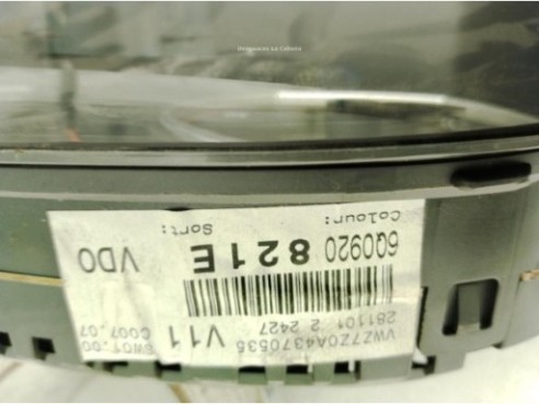 6Q0920821E, CUADRO INSTRUMENTOS VW POLO (9N_)|Desguaces La Cabaña