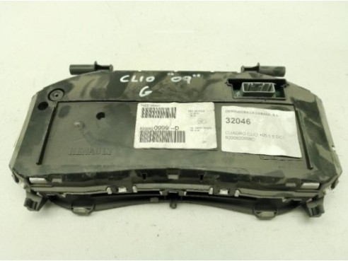 8200820999D, CUADRO INSTRUMENTOS RENAULT CLIO III (BR0/1, CR0/1)|Desguaces La Cabaña