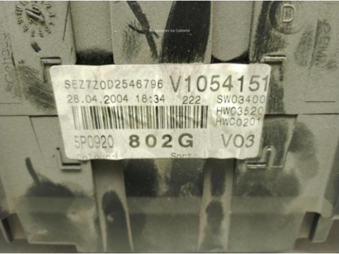 5P0920802G, CUADRO INSTRUMENTOS SEAT LEON (1P1)|Desguaces La Cabaña