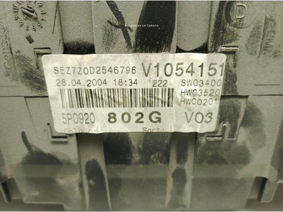 5P0920802G, CUADRO INSTRUMENTOS SEAT LEON (1P1)|Desguaces La Cabaña