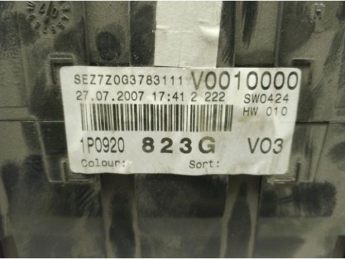1P0920823G, CUADRO INSTRUMENTOS SEAT LEON (1P1)|Desguaces La Cabaña