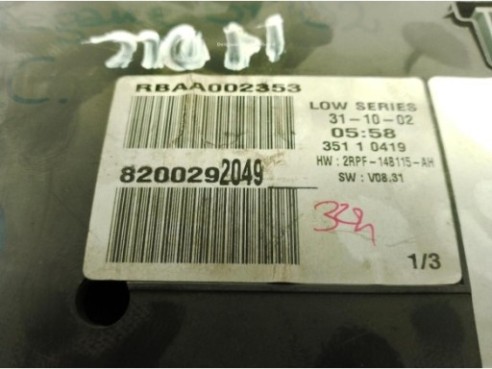 8200292049, CUADRO INSTRUMENTOS RENAULT MEGANE I (BA0/1_)|Desguaces La Cabaña