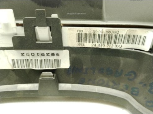 24459712XQ, CUADRO INSTRUMENTOS OPEL ASTRA G Fastback (T98)|Desguaces La Cabaña