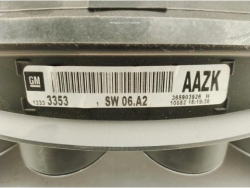 AAZK,13333353, CUADRO INSTRUMENTOS OPEL INSIGNIA A (G09)|Desguaces La Cabaña