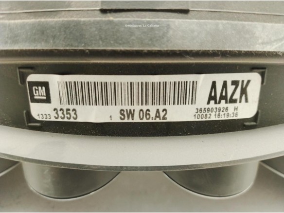 AAZK,13333353, CUADRO INSTRUMENTOS OPEL INSIGNIA A (G09)|Desguaces La Cabaña