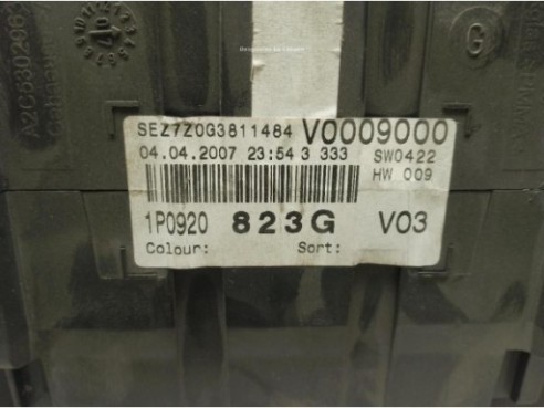 1P0920823G, CUADRO INSTRUMENTOS SEAT LEON (1P1)|Desguaces La Cabaña
