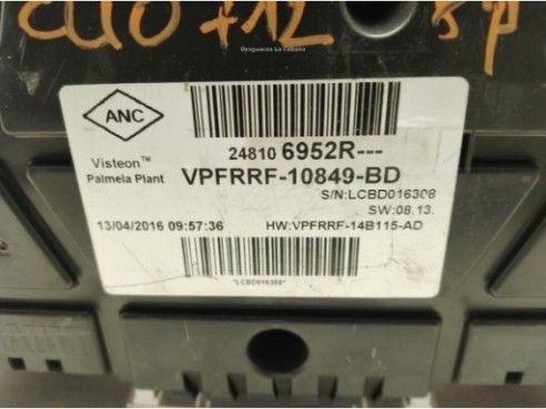 248106952R, CUADRO INSTRUMENTOS RENAULT CLIO IV (BH_)|Desguaces La Cabaña