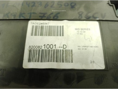 8200821001D, CUADRO INSTRUMENTOS RENAULT CLIO III (BR0/1, CR0/1)|Desguaces La Cabaña