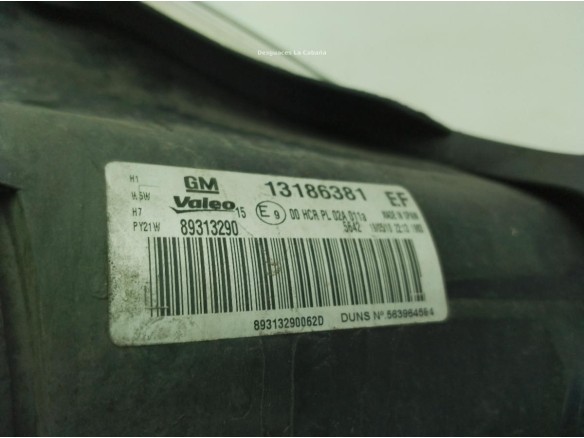 13186381 FARO IZQUIERDO OPEL CORSA D (S07)|Desguaces La Cabaña