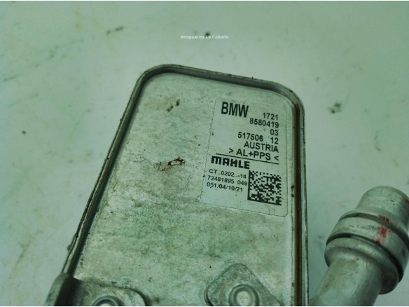 17218580419 ENFRIADOR ACEITE CAJA BMW 7 (G11, G12)|Desguaces La Cabaña