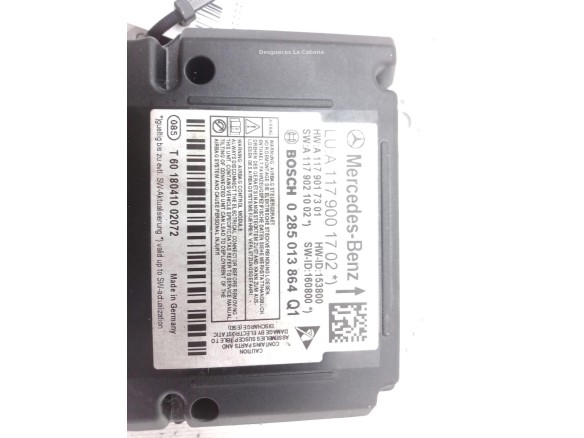 A1179001702 CENTRALITA AIRBAG MERCEDES BENZ CLASE GLA (X156) |Desguaces La Cabaña