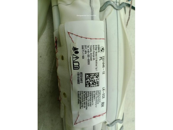  722104612 AIRBAG CORTINA DER BMW 3 (F30, F80)|Desguaces La Cabaña
